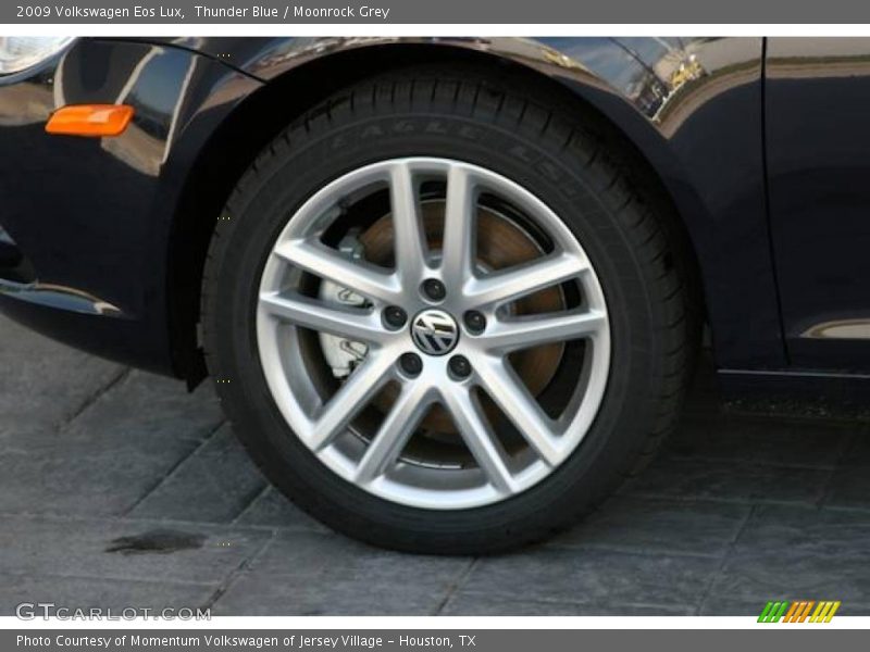 Thunder Blue / Moonrock Grey 2009 Volkswagen Eos Lux