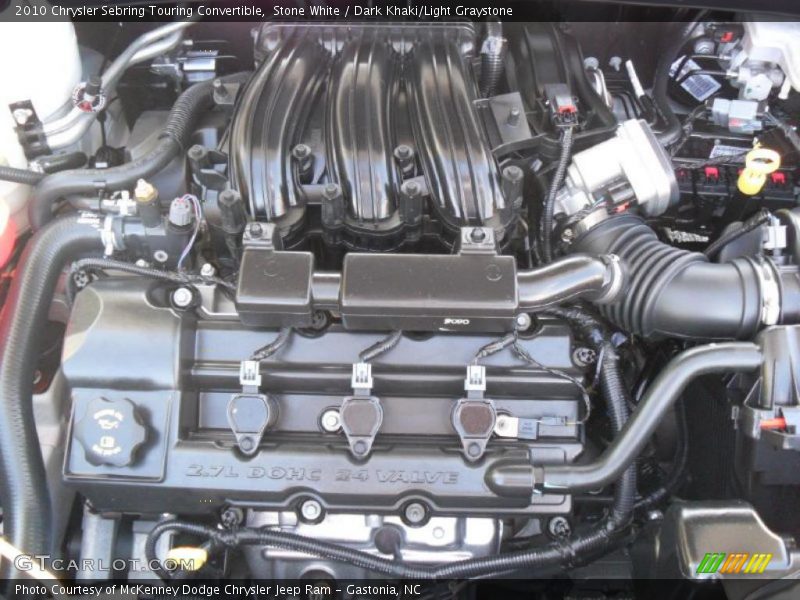  2010 Sebring Touring Convertible Engine - 2.7 Liter Flex-Fuel DOHC 24-Valve V6