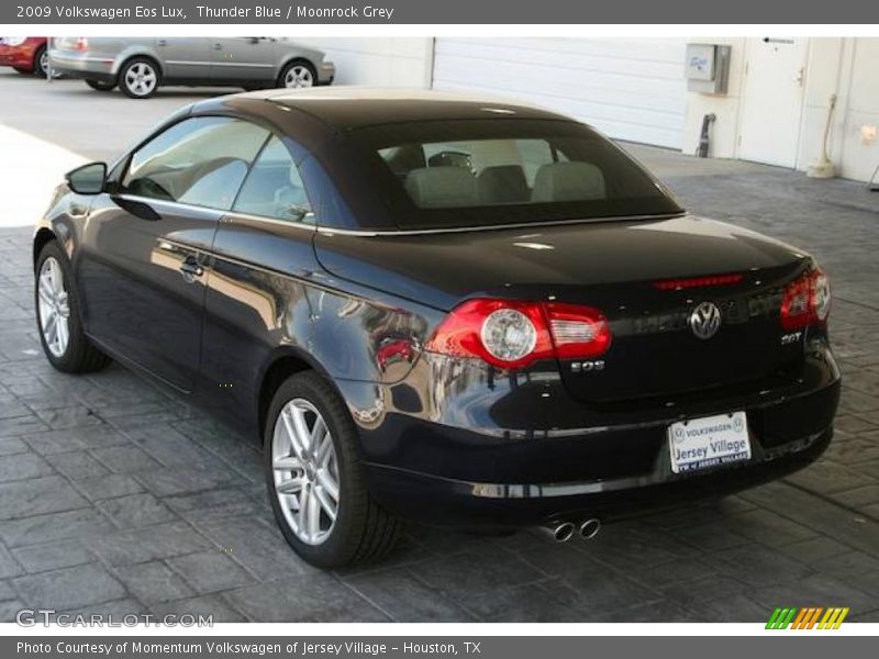 Thunder Blue / Moonrock Grey 2009 Volkswagen Eos Lux