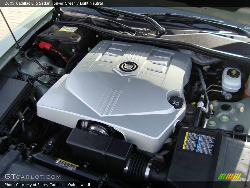 Silver Green / Light Neutral 2005 Cadillac CTS Sedan