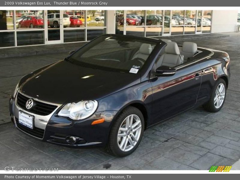 Thunder Blue / Moonrock Grey 2009 Volkswagen Eos Lux