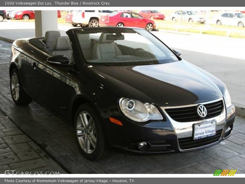 Thunder Blue / Moonrock Grey 2009 Volkswagen Eos Lux