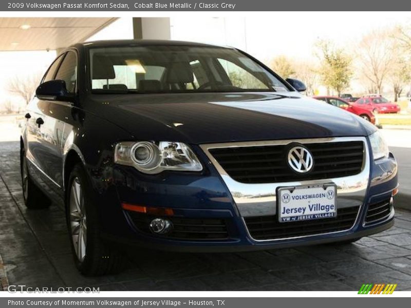 Cobalt Blue Metallic / Classic Grey 2009 Volkswagen Passat Komfort Sedan