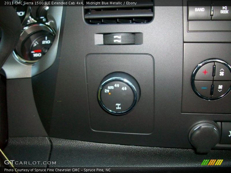 Midnight Blue Metallic / Ebony 2011 GMC Sierra 1500 SLE Extended Cab 4x4