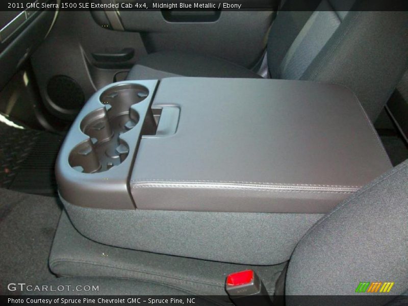 Midnight Blue Metallic / Ebony 2011 GMC Sierra 1500 SLE Extended Cab 4x4