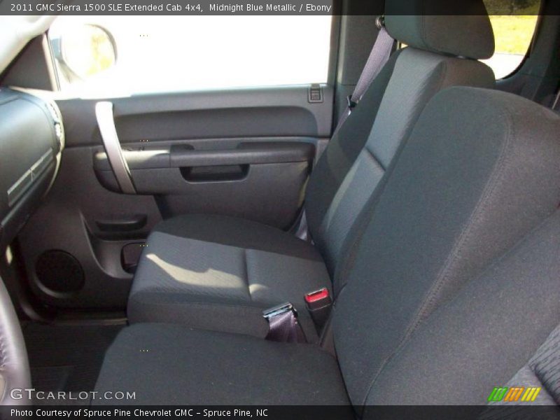 Midnight Blue Metallic / Ebony 2011 GMC Sierra 1500 SLE Extended Cab 4x4