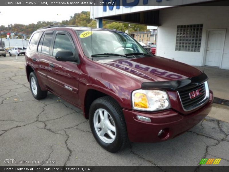 Monterey Maroon Metallic / Light Gray 2005 GMC Envoy SLE 4x4