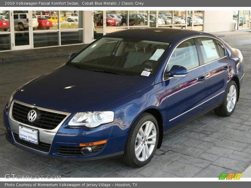 Cobalt Blue Metallic / Classic Grey 2009 Volkswagen Passat Komfort Sedan