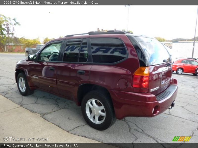 Monterey Maroon Metallic / Light Gray 2005 GMC Envoy SLE 4x4