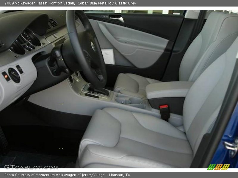 Cobalt Blue Metallic / Classic Grey 2009 Volkswagen Passat Komfort Sedan