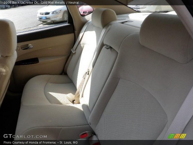 Gold Mist Metallic / Neutral 2008 Buick LaCrosse CX