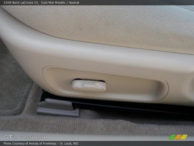 Gold Mist Metallic / Neutral 2008 Buick LaCrosse CX