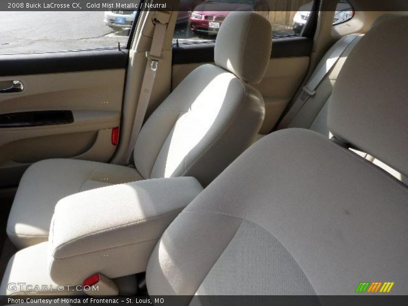 Gold Mist Metallic / Neutral 2008 Buick LaCrosse CX