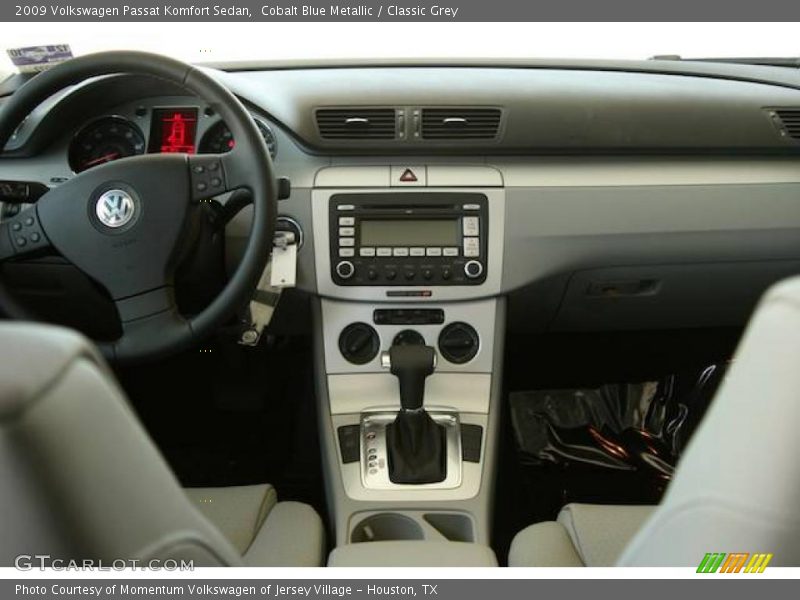 Cobalt Blue Metallic / Classic Grey 2009 Volkswagen Passat Komfort Sedan
