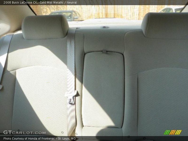 Gold Mist Metallic / Neutral 2008 Buick LaCrosse CX