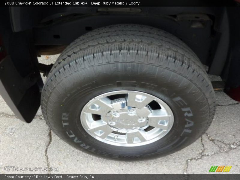 Deep Ruby Metallic / Ebony 2008 Chevrolet Colorado LT Extended Cab 4x4