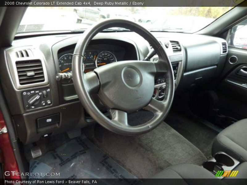 Dashboard of 2008 Colorado LT Extended Cab 4x4