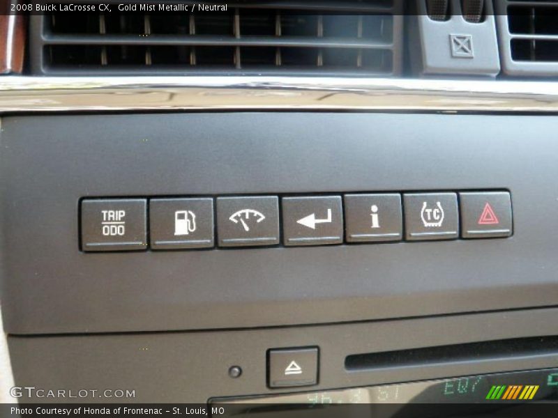 Gold Mist Metallic / Neutral 2008 Buick LaCrosse CX