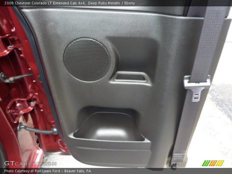 Deep Ruby Metallic / Ebony 2008 Chevrolet Colorado LT Extended Cab 4x4