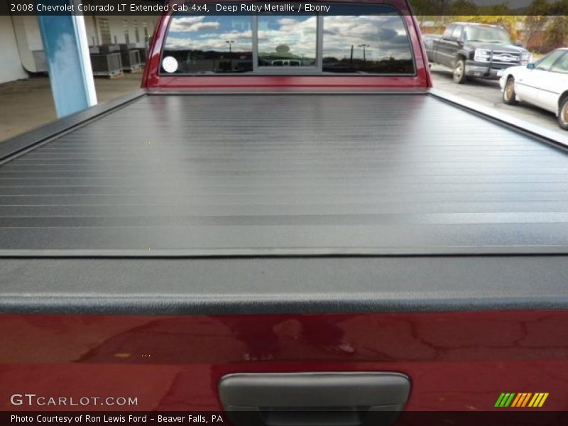 Deep Ruby Metallic / Ebony 2008 Chevrolet Colorado LT Extended Cab 4x4
