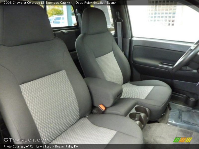  2008 Colorado LT Extended Cab 4x4 Ebony Interior