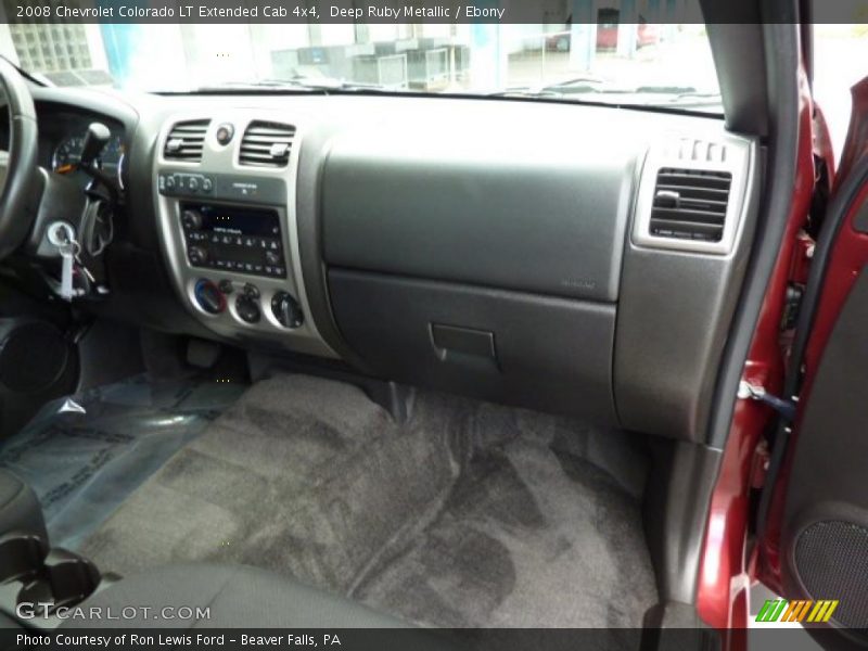 Deep Ruby Metallic / Ebony 2008 Chevrolet Colorado LT Extended Cab 4x4