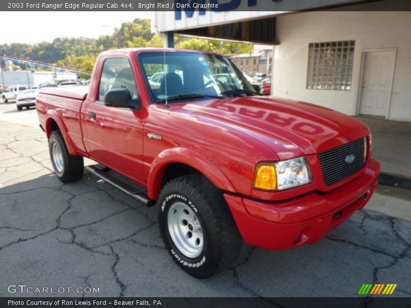 Bright Red / Dark Graphite 2003 Ford Ranger Edge Regular Cab 4x4