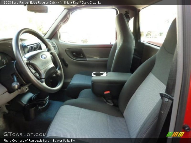  2003 Ranger Edge Regular Cab 4x4 Dark Graphite Interior