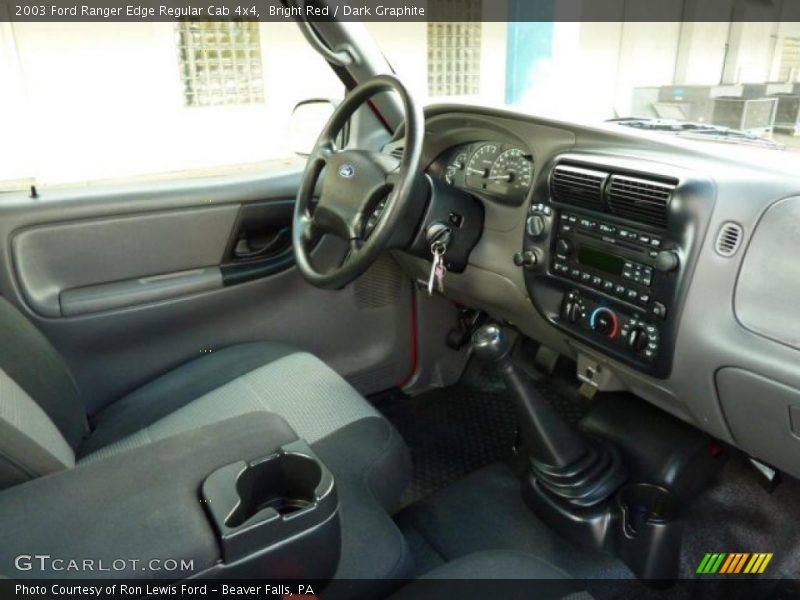  2003 Ranger Edge Regular Cab 4x4 Dark Graphite Interior