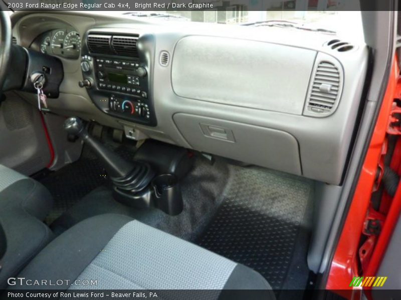  2003 Ranger Edge Regular Cab 4x4 Dark Graphite Interior