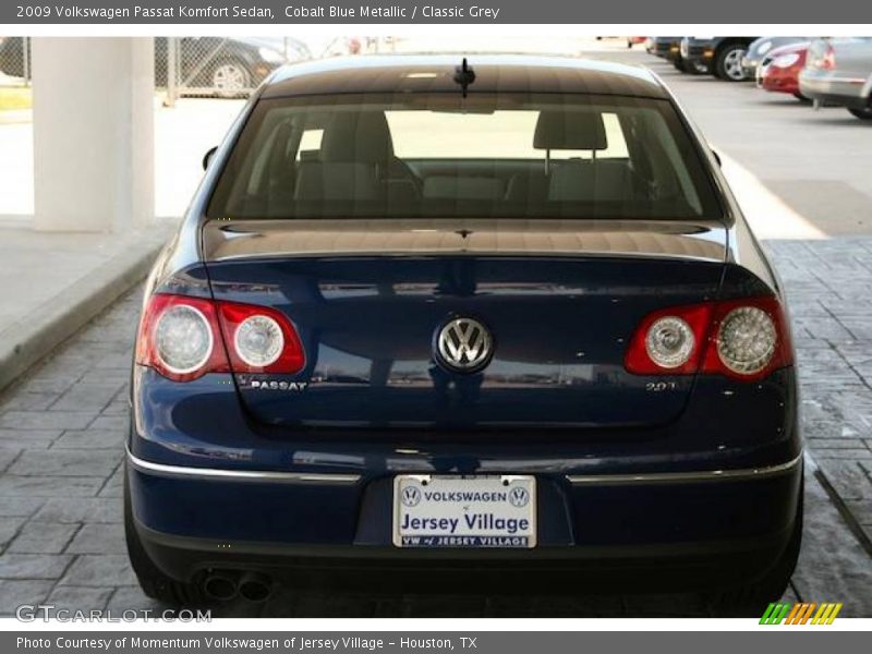 Cobalt Blue Metallic / Classic Grey 2009 Volkswagen Passat Komfort Sedan