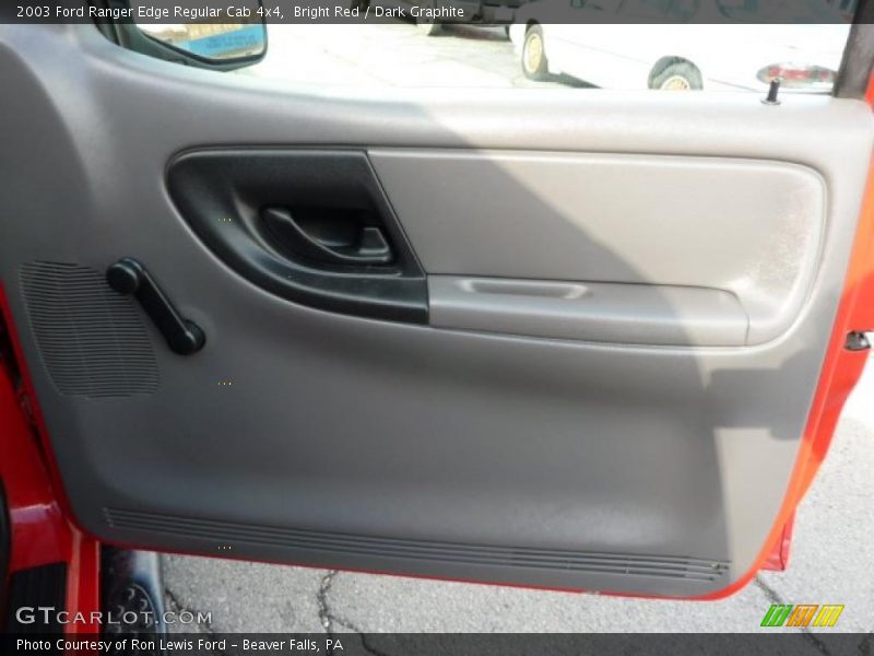  2003 Ranger Edge Regular Cab 4x4 Dark Graphite Interior