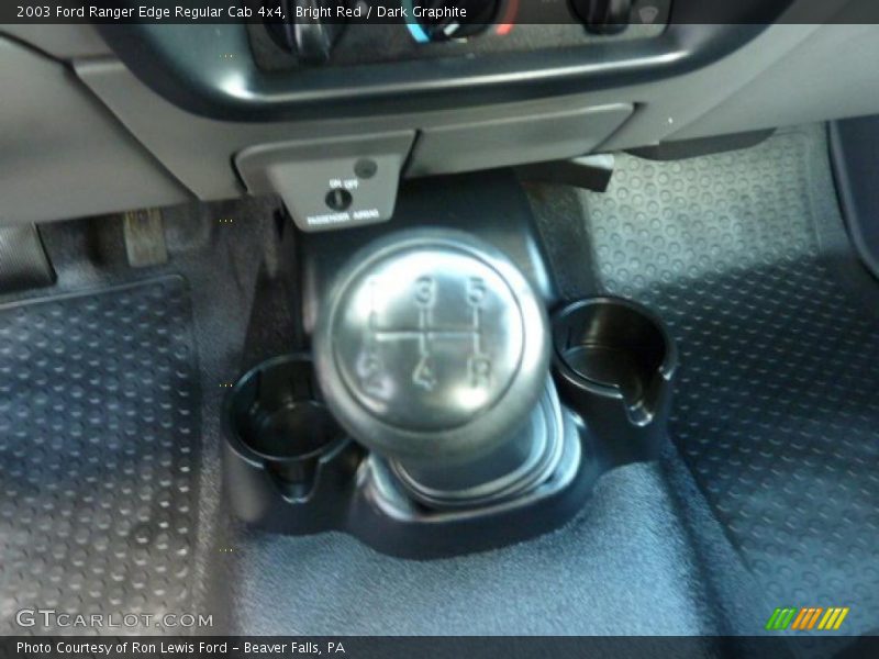 Bright Red / Dark Graphite 2003 Ford Ranger Edge Regular Cab 4x4
