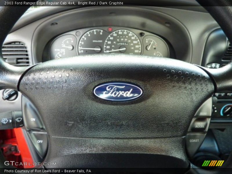 Bright Red / Dark Graphite 2003 Ford Ranger Edge Regular Cab 4x4