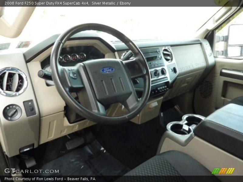 Silver Metallic / Ebony 2008 Ford F250 Super Duty FX4 SuperCab 4x4