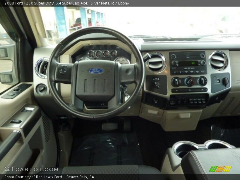 Dashboard of 2008 F250 Super Duty FX4 SuperCab 4x4