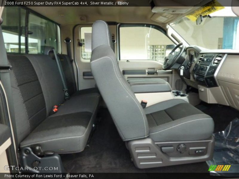  2008 F250 Super Duty FX4 SuperCab 4x4 Ebony Interior