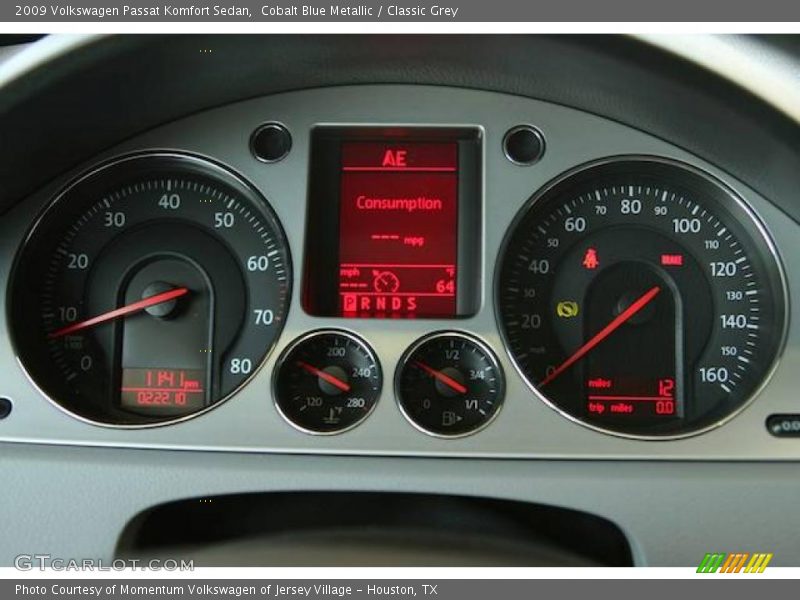 Cobalt Blue Metallic / Classic Grey 2009 Volkswagen Passat Komfort Sedan