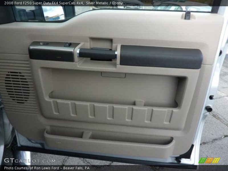 Silver Metallic / Ebony 2008 Ford F250 Super Duty FX4 SuperCab 4x4