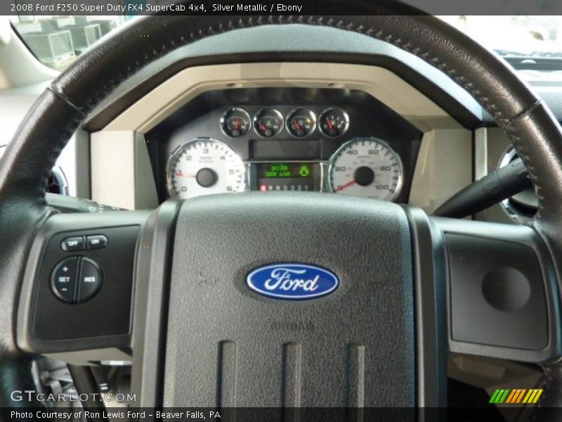 Silver Metallic / Ebony 2008 Ford F250 Super Duty FX4 SuperCab 4x4