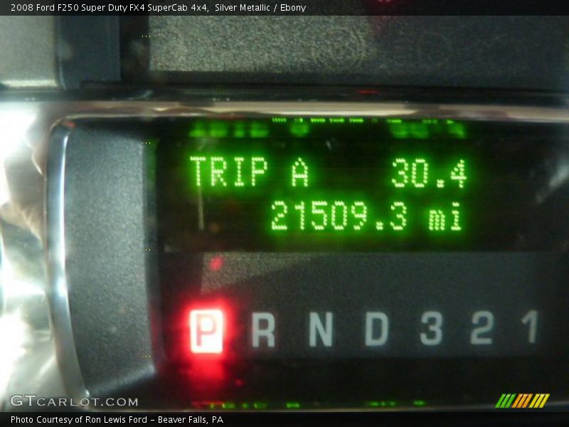 Silver Metallic / Ebony 2008 Ford F250 Super Duty FX4 SuperCab 4x4