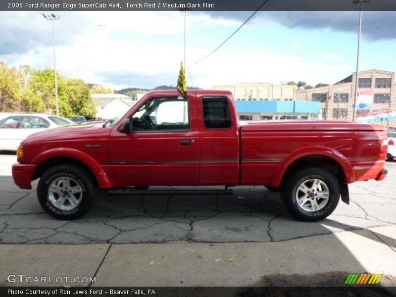 Torch Red / Medium Dark Flint 2005 Ford Ranger Edge SuperCab 4x4