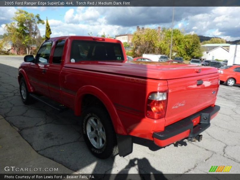 Torch Red / Medium Dark Flint 2005 Ford Ranger Edge SuperCab 4x4