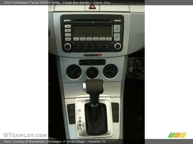Cobalt Blue Metallic / Classic Grey 2009 Volkswagen Passat Komfort Sedan