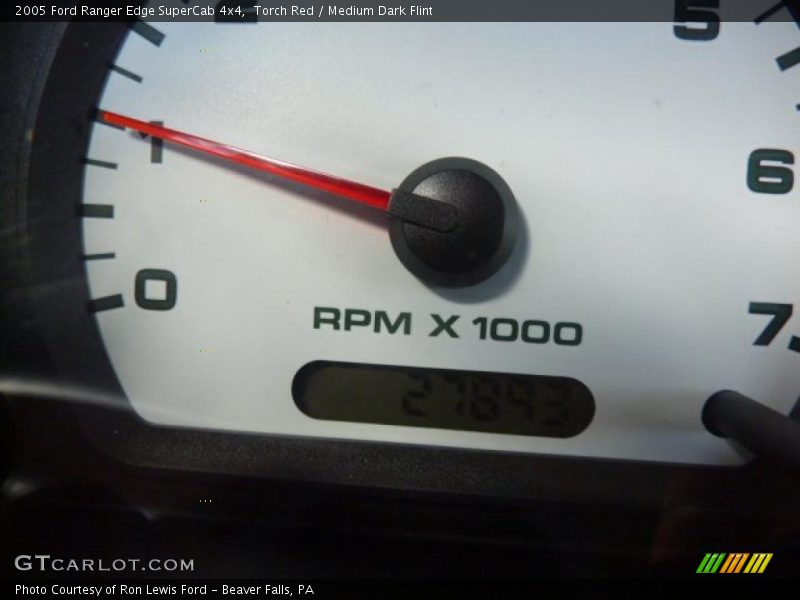 Torch Red / Medium Dark Flint 2005 Ford Ranger Edge SuperCab 4x4