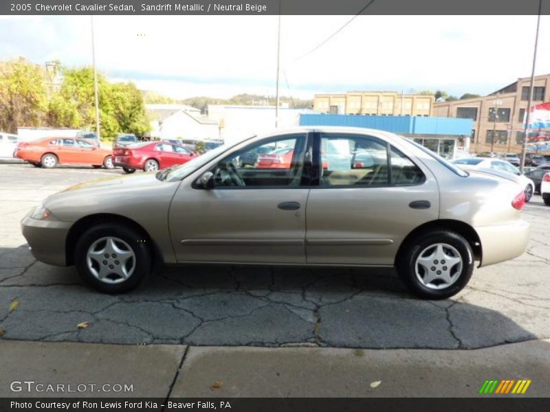 Sandrift Metallic / Neutral Beige 2005 Chevrolet Cavalier Sedan