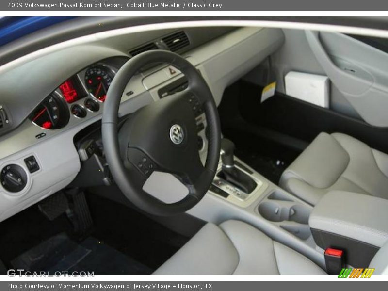 Cobalt Blue Metallic / Classic Grey 2009 Volkswagen Passat Komfort Sedan