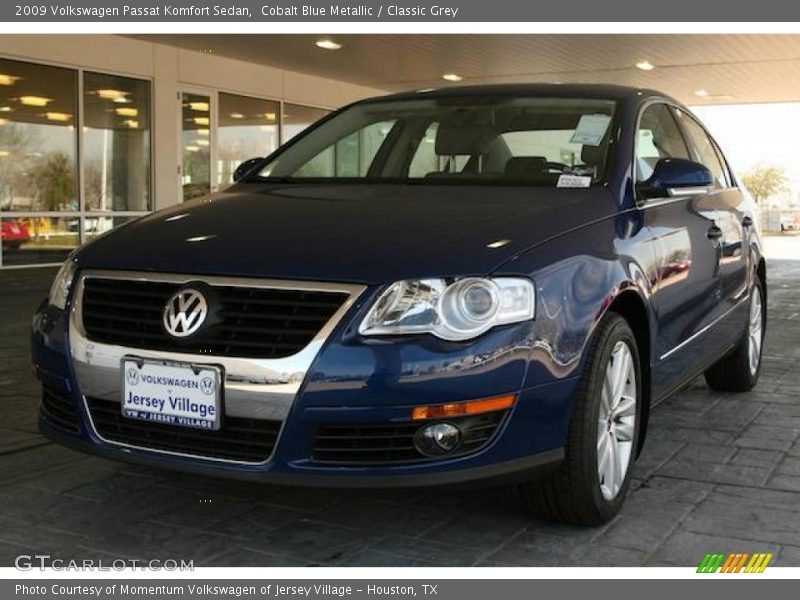 Cobalt Blue Metallic / Classic Grey 2009 Volkswagen Passat Komfort Sedan