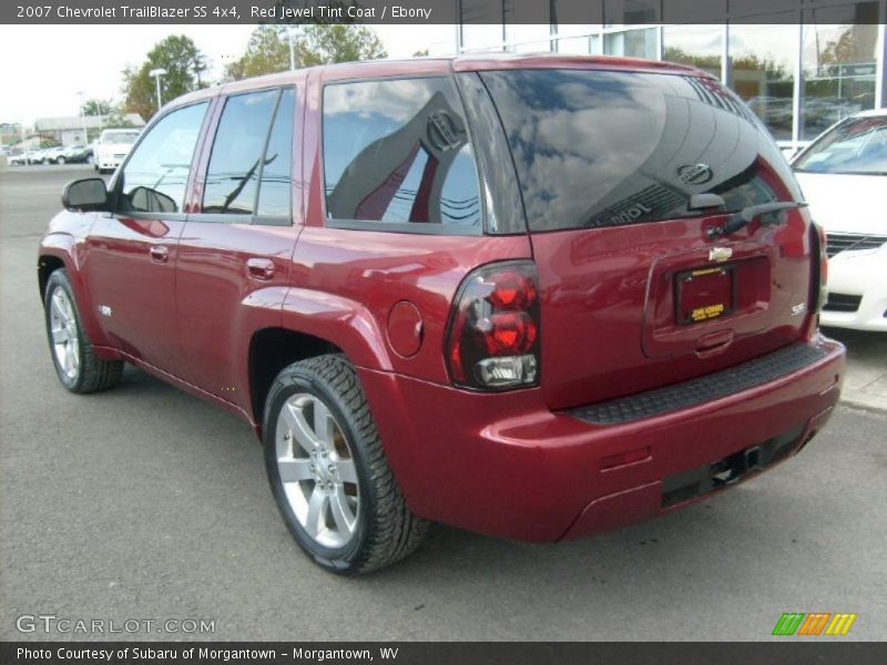 Red Jewel Tint Coat / Ebony 2007 Chevrolet TrailBlazer SS 4x4