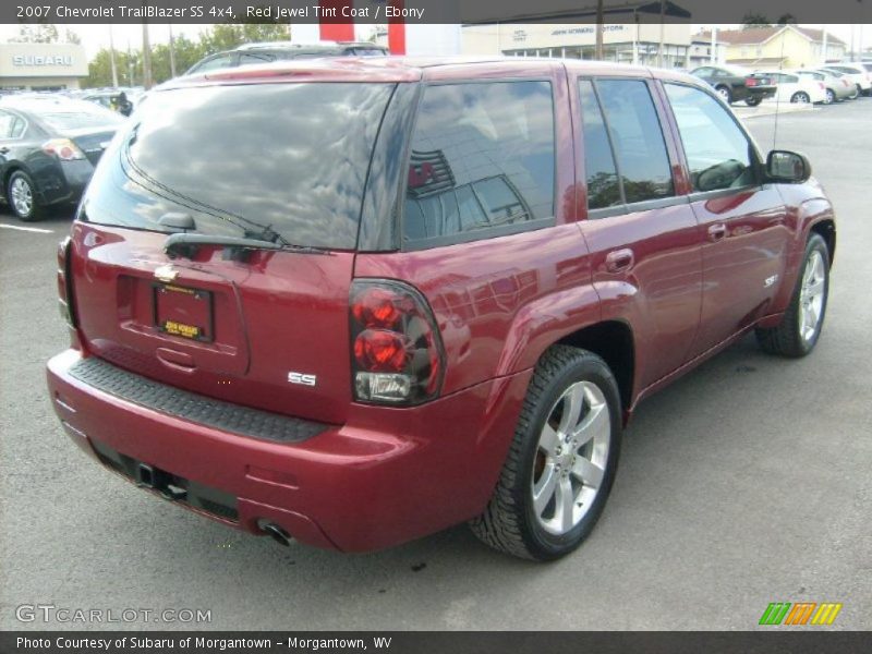 Red Jewel Tint Coat / Ebony 2007 Chevrolet TrailBlazer SS 4x4